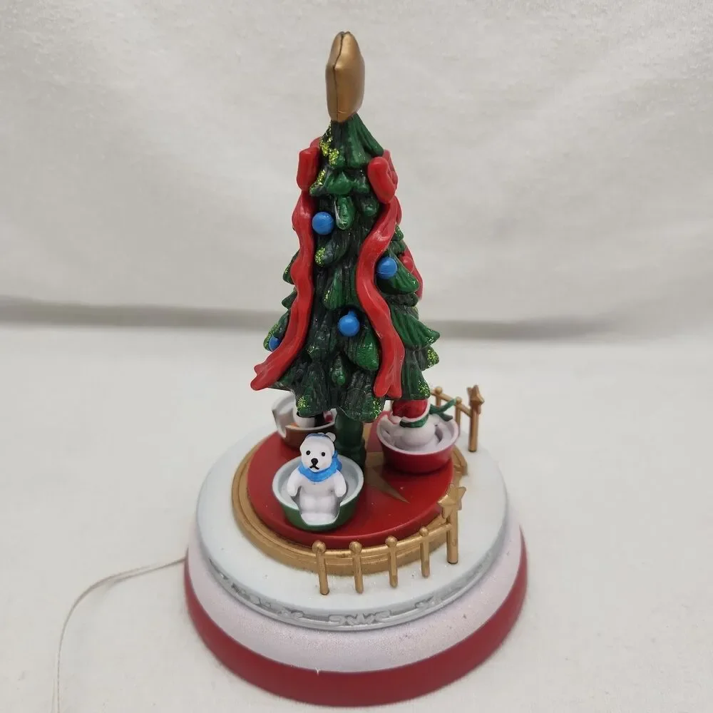 House Christmas Tree Tea Cups Carnival Lighted Musical Pan Asian Creatio Mini 8